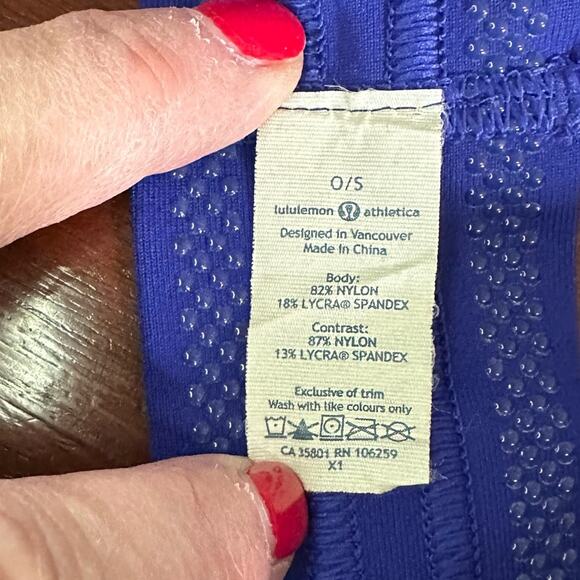 Lululemon Headband Striped Purple Blue Red  Athletic Cardio Cross Trainer Yoga - Picture 5 of 8